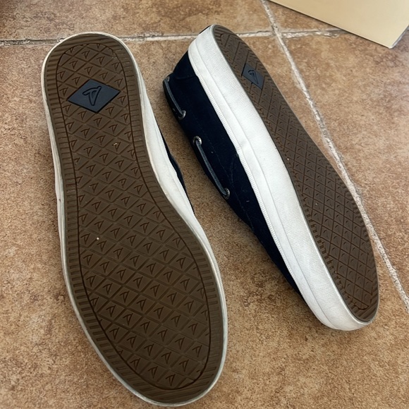 Womens Sperry Topsider Crest boat navy canvas shoes sz 8 - Picture 4 of 4